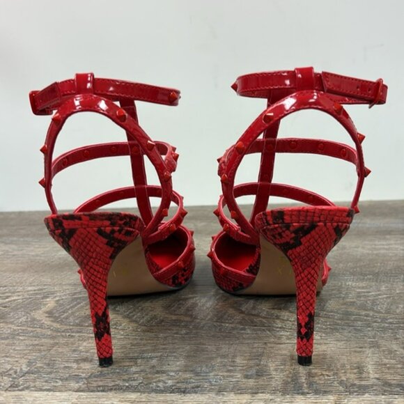 Mix No. 6 LABONI Women’s Studded Caged Heels Size 7.5 - Picture 3 of 10